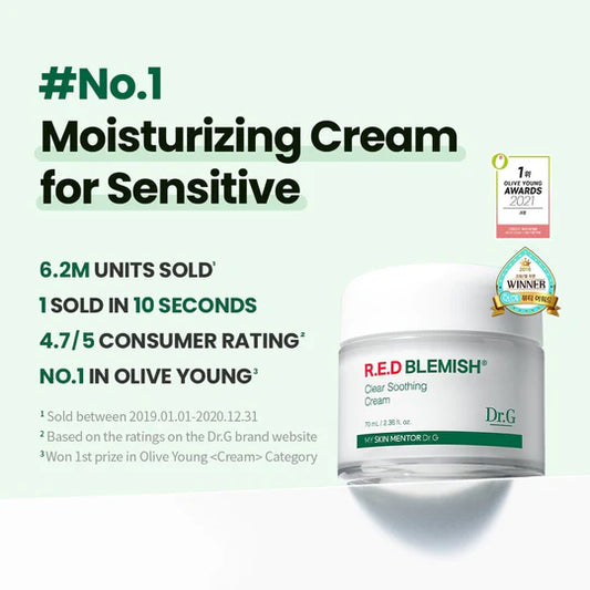 DR.G Red Blemish Clear Soothing Cream 70ml