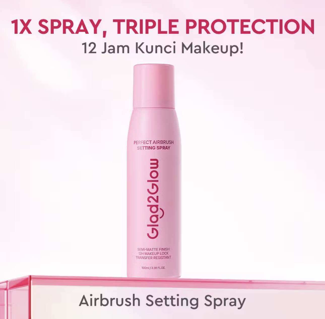 GLAD2GLOW Perfect Airbrush Setting Spray 100ml