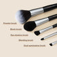 STUDIO 17 Portable Makeup Brush Set