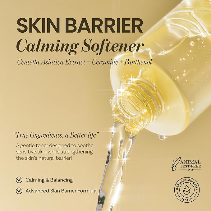 ONGREDIENTS Skin Barrier Calming Softener