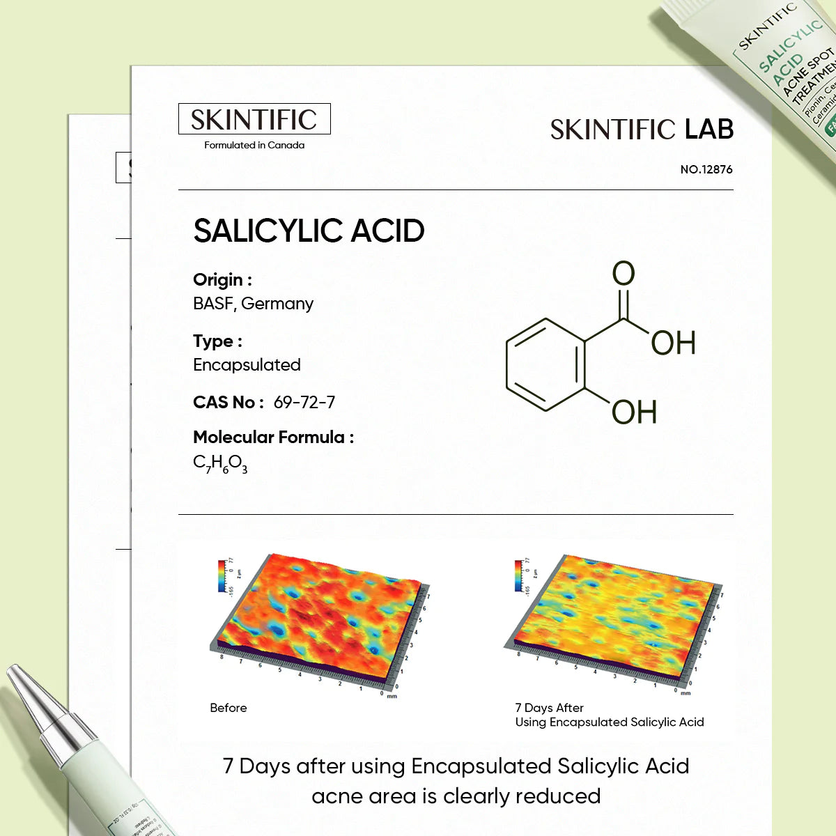 SKINTIFIC Salicylic Acid Acne Spot Gel