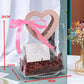 GIFT BOX - Pink Heart Clear PVC Bag