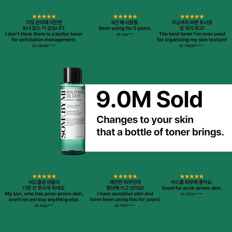 SOMEBYMI AHA BHA PHA 30 Days Miracle Toner 150ml