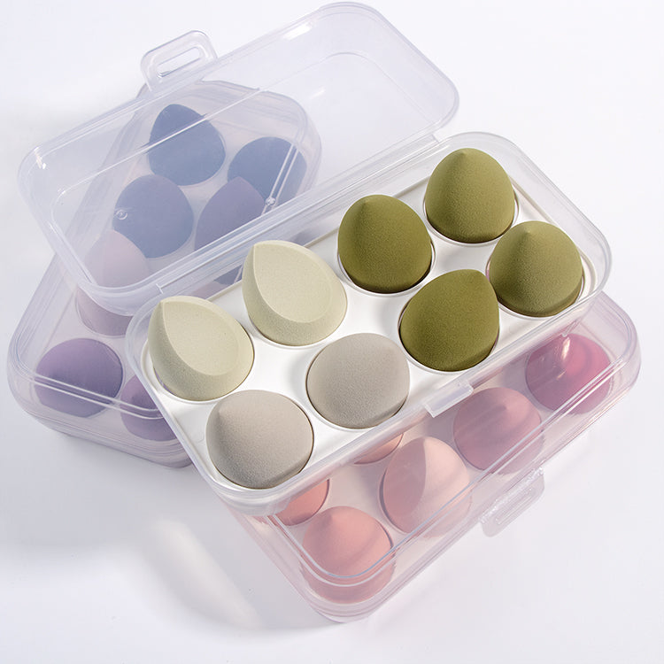 Makeup Sponge Set - 8 Pieces (4 Colors)