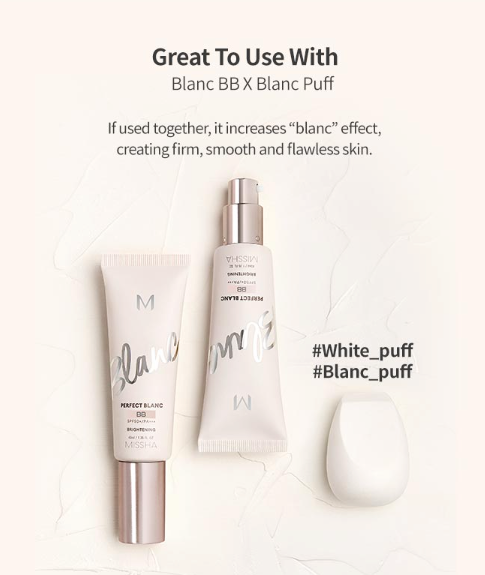 MISSHA M Perfect Blanc BB SPF50+ PA+++ Tone Up 40ml (3 Variants)