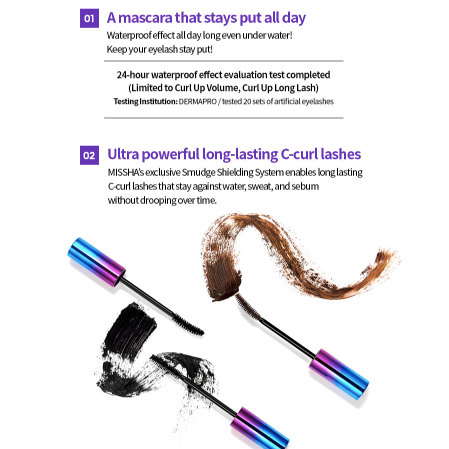 MISSHA Ultra Powerproof Mascara #Curl Up Longlash 8g