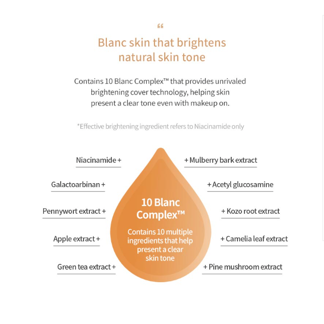 MISSHA M Perfect Blanc BB SPF50+ PA+++ Tone Up 40ml (3 Variants)