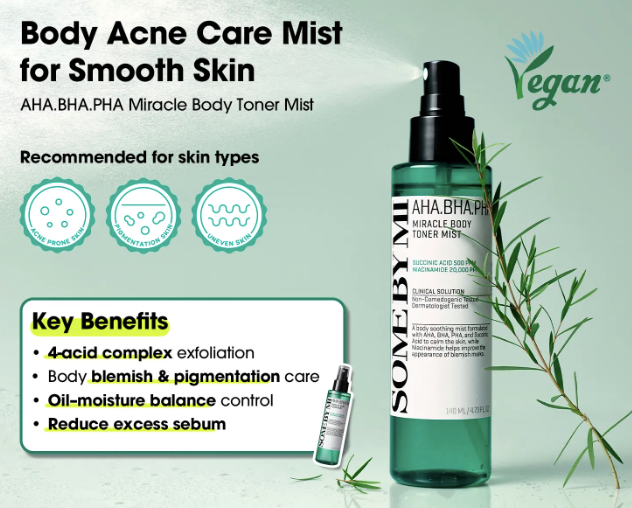 SOMEBYMI AHA BHA PHA Miracle Body Toner Mist 140ml