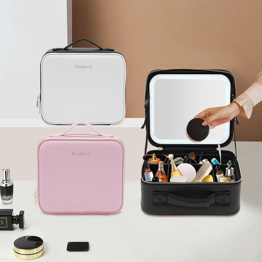 Niceland Makeup Bag Storage with LED Light (5 Colors)