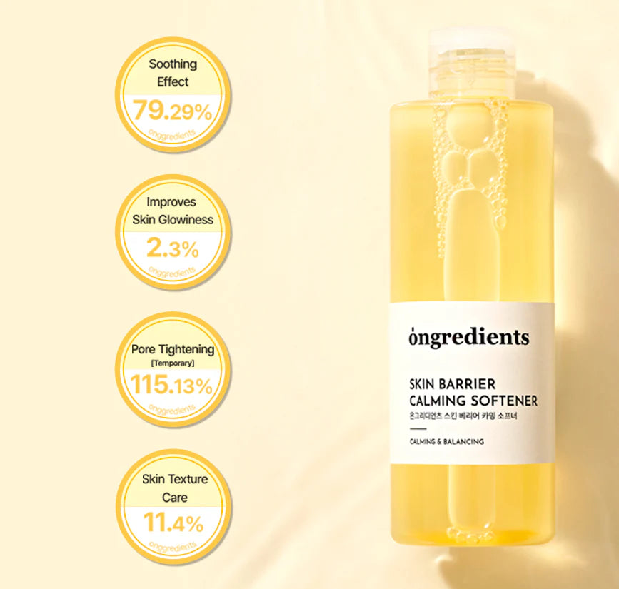 ONGREDIENTS Skin Barrier Calming Softener