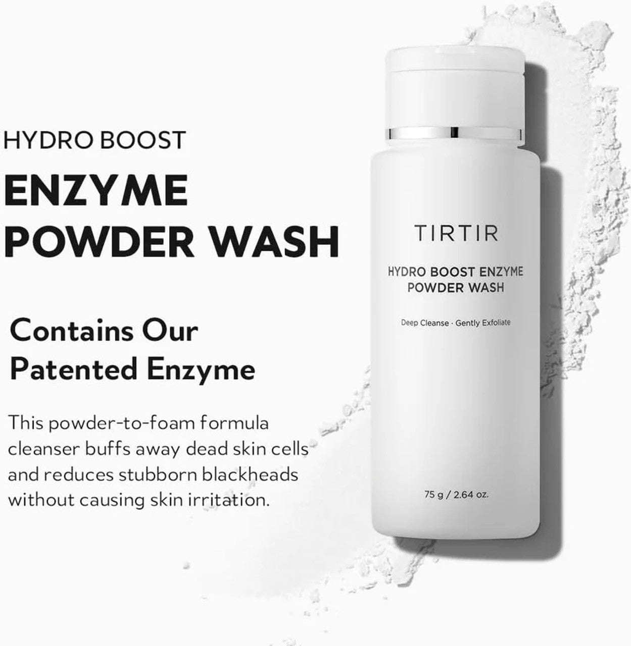 TIRTIR Hydro Boost Enzyme Powder Wash 75g