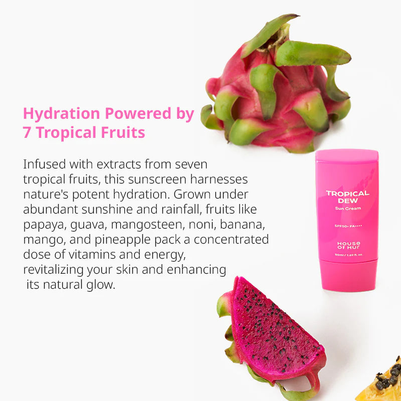 HOUSE OF HUR Tropical Dew Sun Cream 50ml