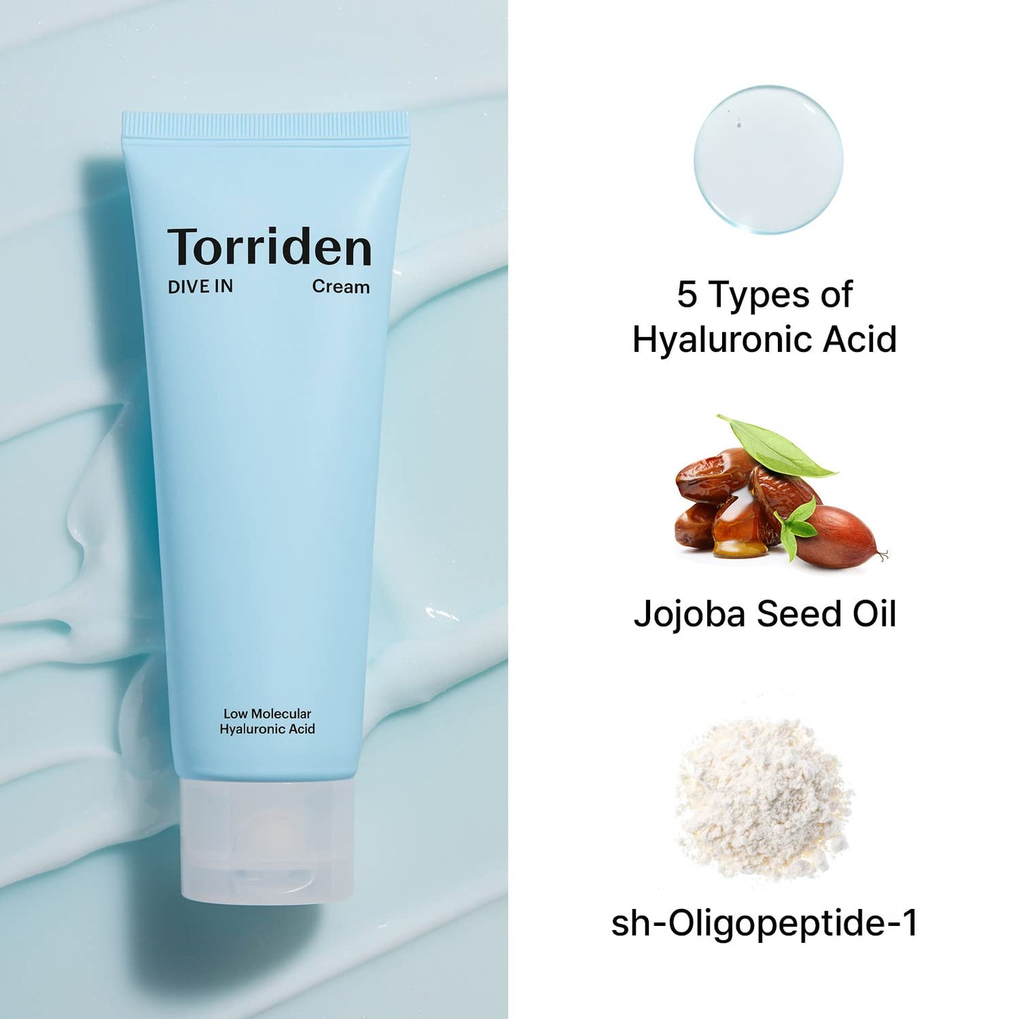 TORRIDEN Dive-in Low Molecule Hyaluronic Acid Cream (80ml)