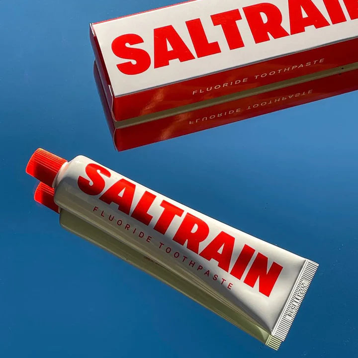 SALTRAIN Fluoride Toothpaste | Red Clean Breath (2 Sizes)