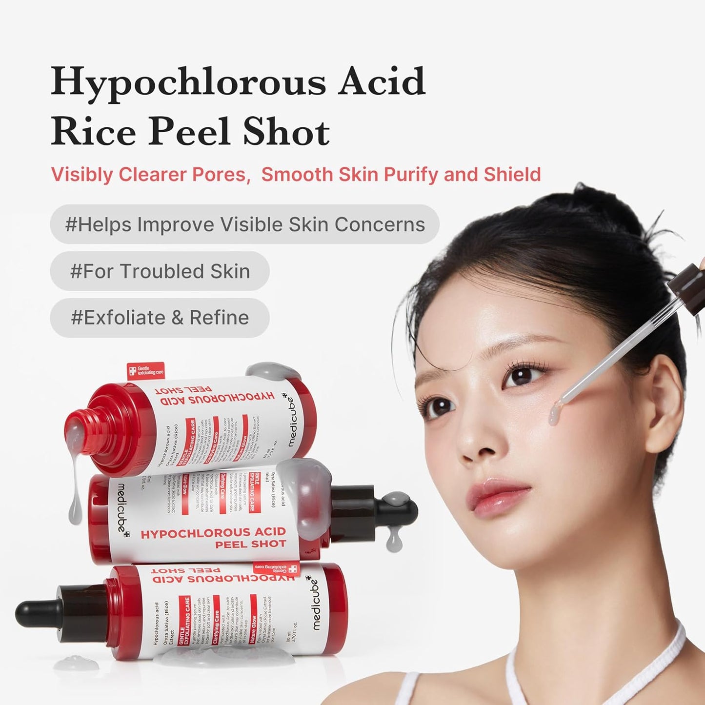 MEDICUBE Hypochlorous Acid Rice Peel Shot 80ml