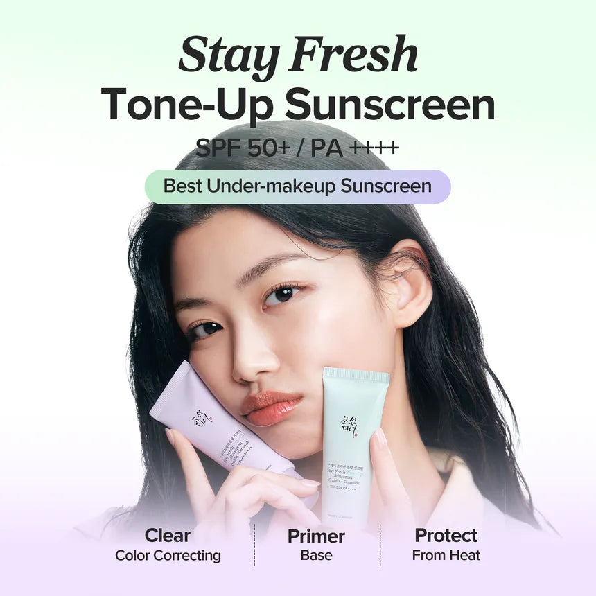 BEAUTY OF JOSEON Stay Fresh Tone Up Sunscreen 50ml (2 Types)