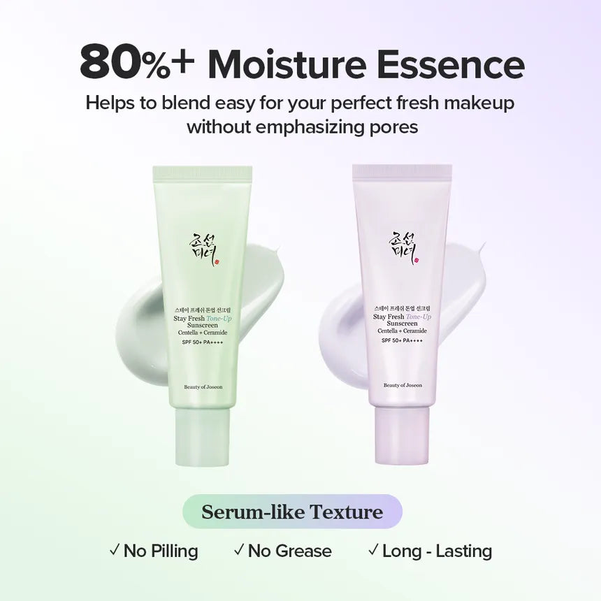 BEAUTY OF JOSEON Stay Fresh Tone Up Sunscreen 50ml (2 Types)