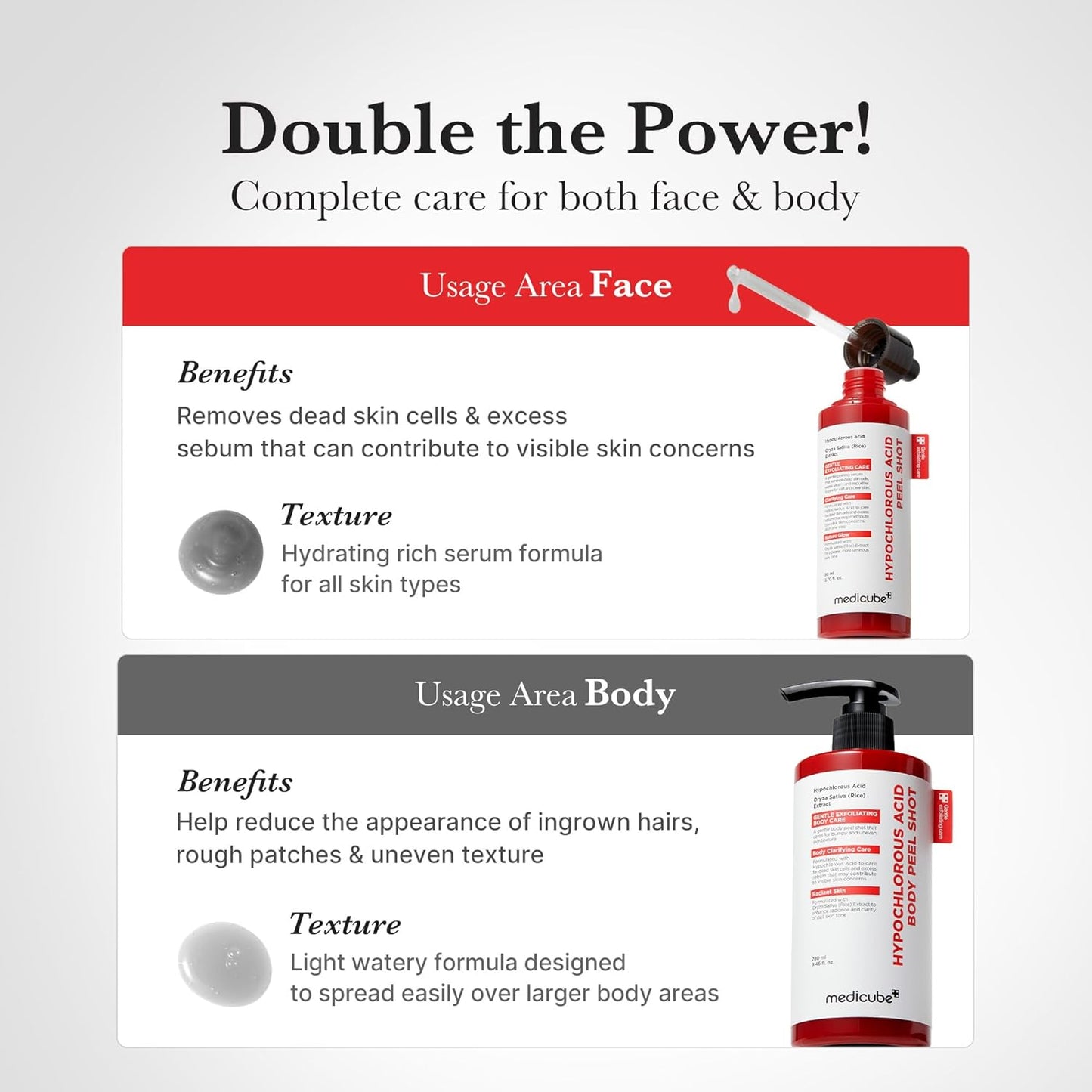 MEDICUBE Hypochlorous Acid Rice Peel Shot 80ml