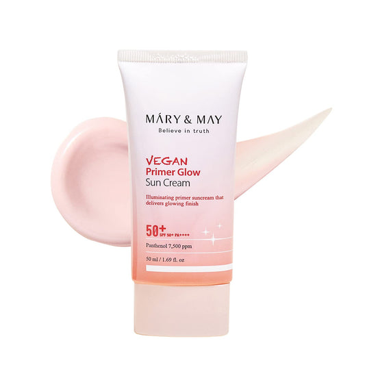 MARY & MAY Vegan Primer Glow Sun Cream SPF50+ PA++++ 50ML