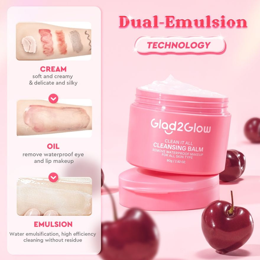 GLAD2GLOW Clean It All Cleansing Balm 80g