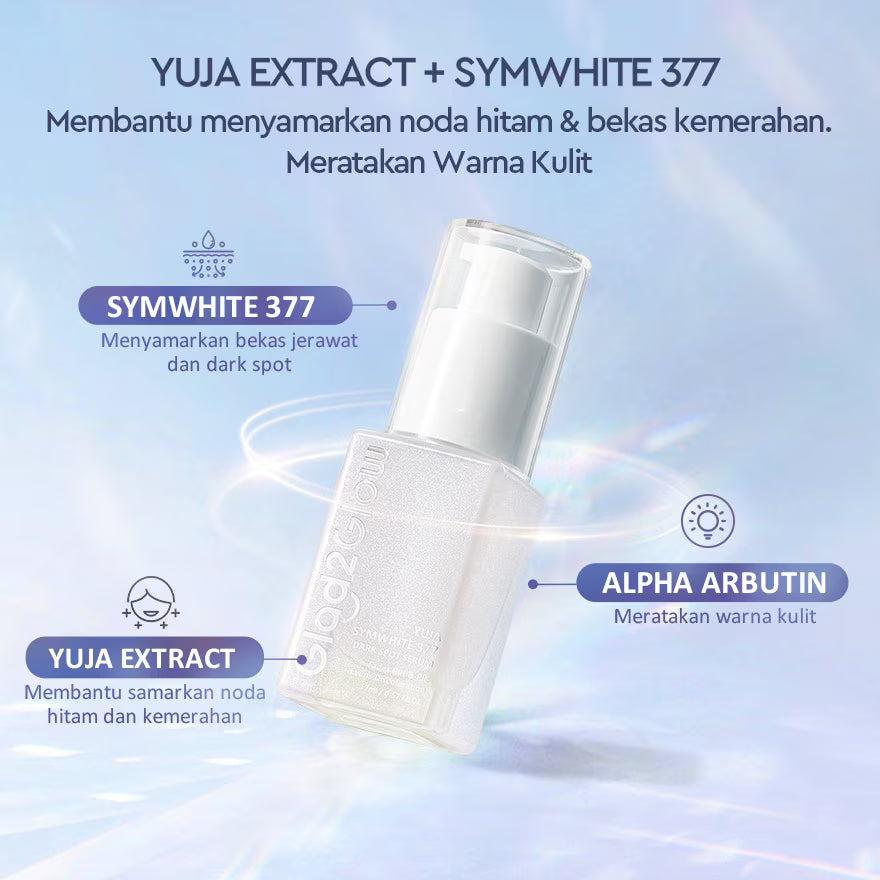 GLAD2GLOW Yuja 377 Dark Spot Serum