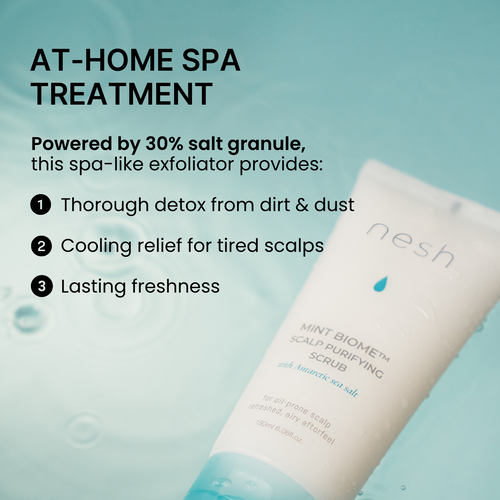 NESH Mint Biome Scalp Purifying Scrub 180ml