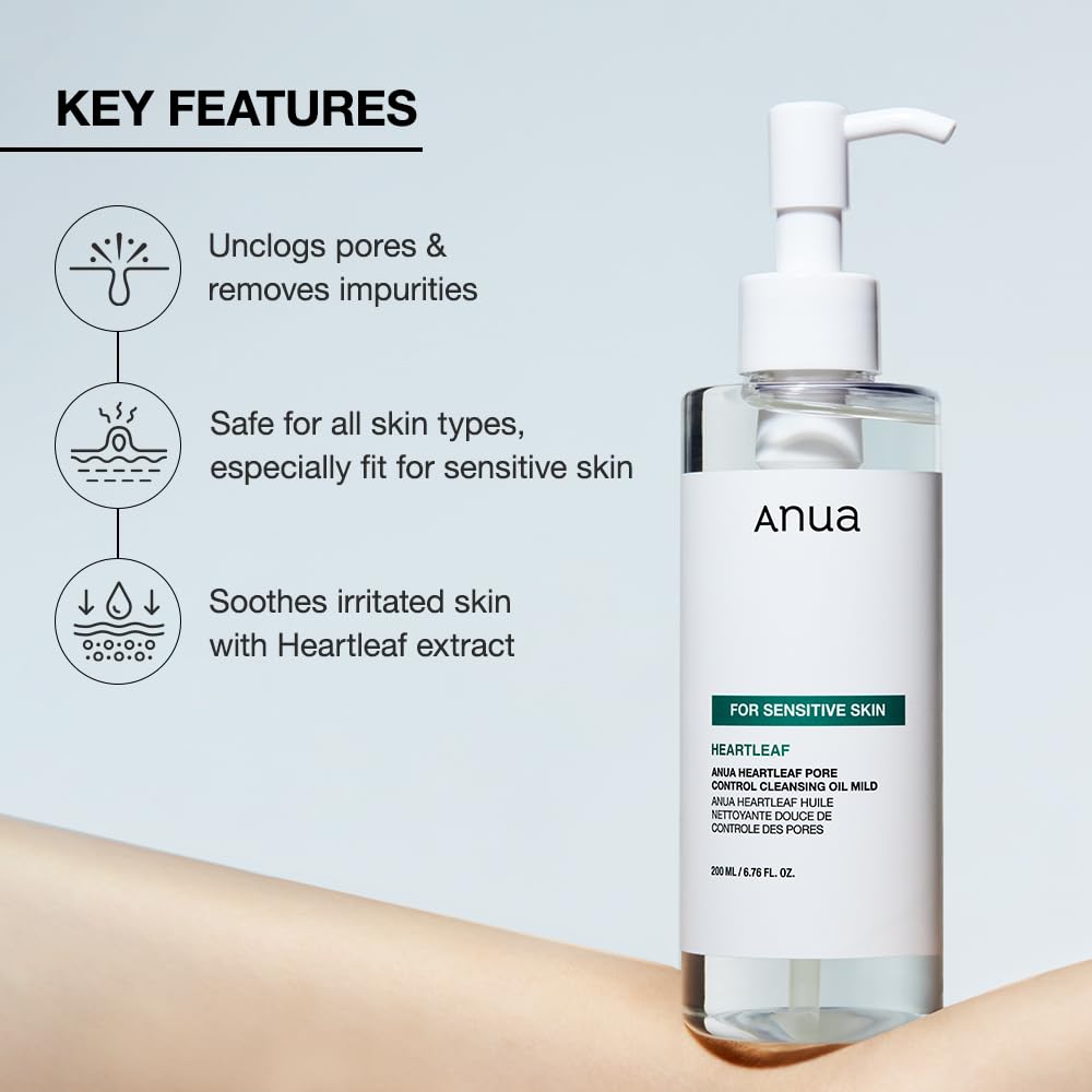 ANUA Heartleaf Pore Control Cleansing Oil Mild 200ml