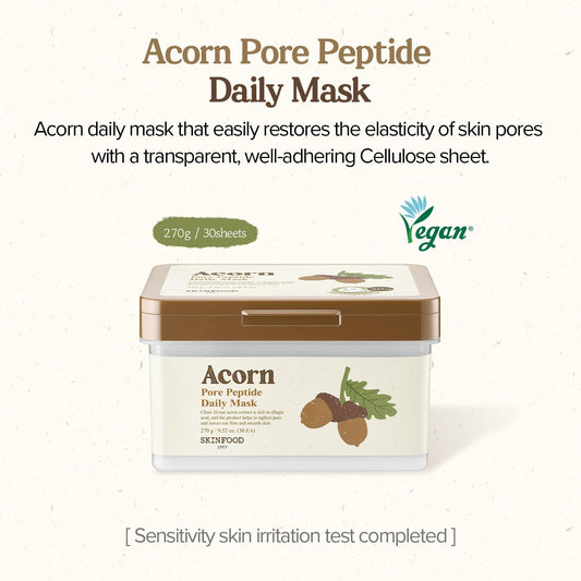 SKINFOOD Acorn Pore Peptide Daily Mask