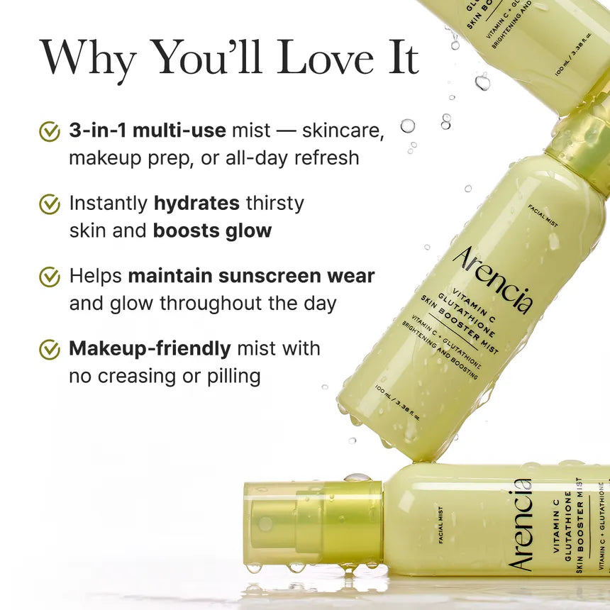 ARENCIA Vitamin C Glutathione Skin Booster Mist 100ml