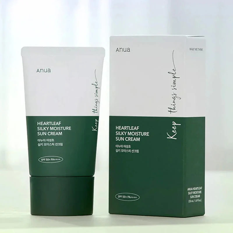 ANUA Heartleaf Silky Moisture Sun Cream 50ml