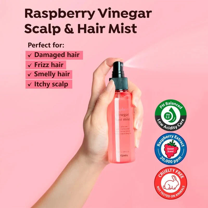 APIEU Raspberry Vinegar Hair Mist