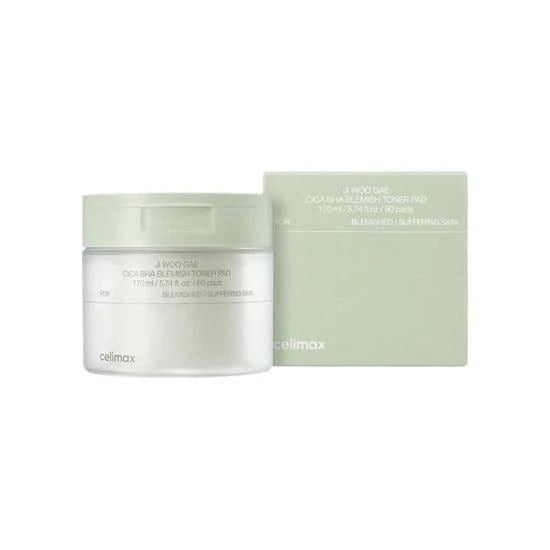 CELIMAX Ji Woo Gae Cica BHA Blemish Toner Pad