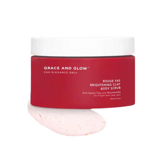 GRACE & GLOW Rouge 540 Brightening Clay Body Scrub