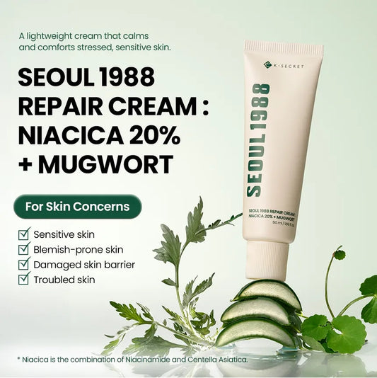 KSECRET Seoul 1988 Repair Cream : Niacica 20% + Mugwort