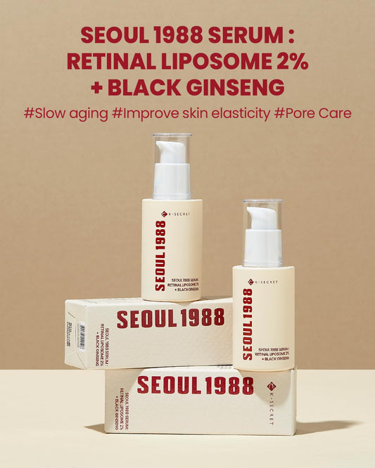 KSECRET 1988 Serum: Retinal Liposome 2% + Black Ginseng 30ml