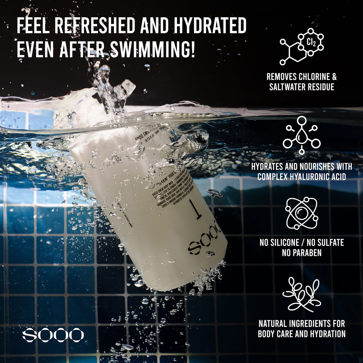 SOOO Swim Body Wash 220ml