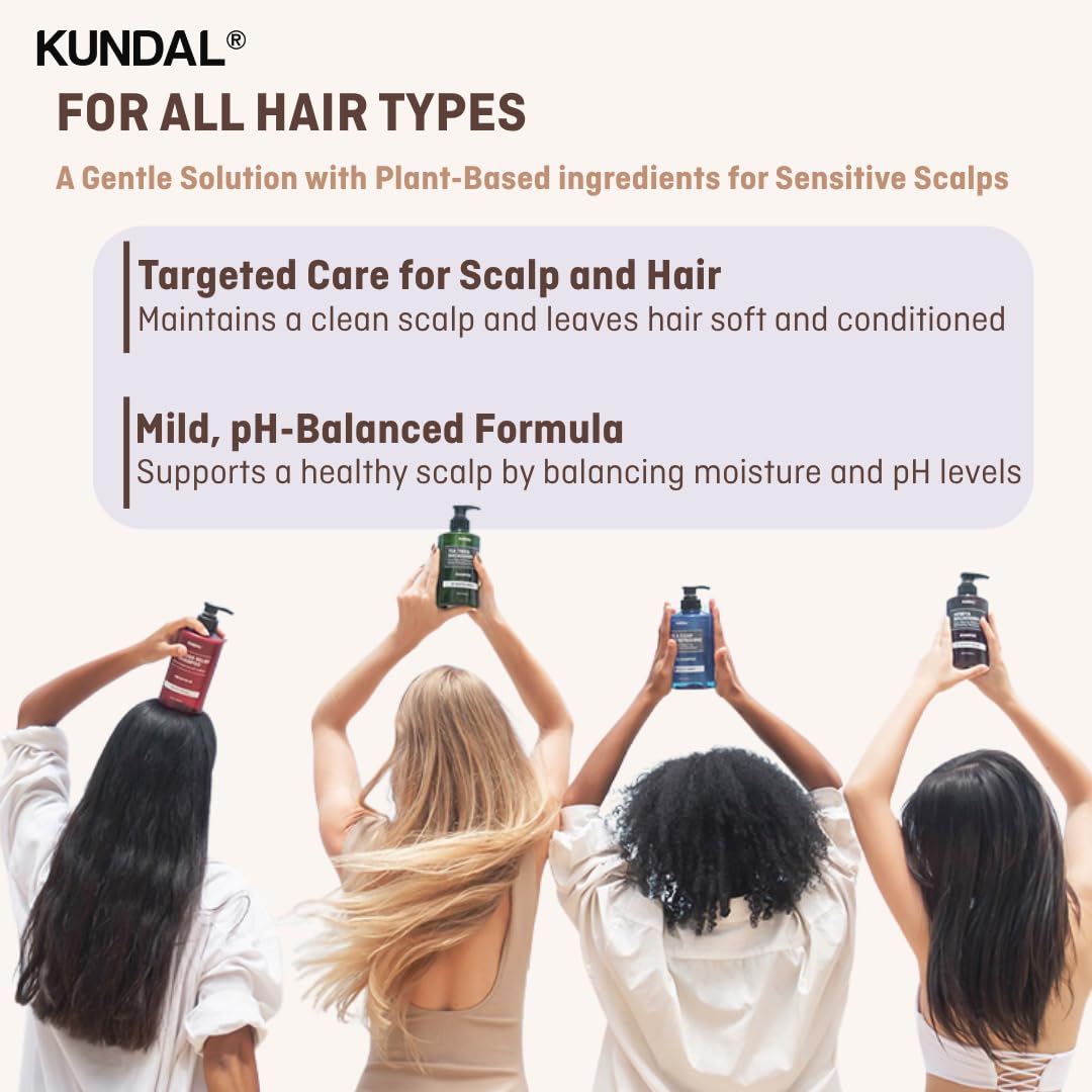 KUNDAL Honey & Macadamia Nature Shampoo 500ml (2 Scents)