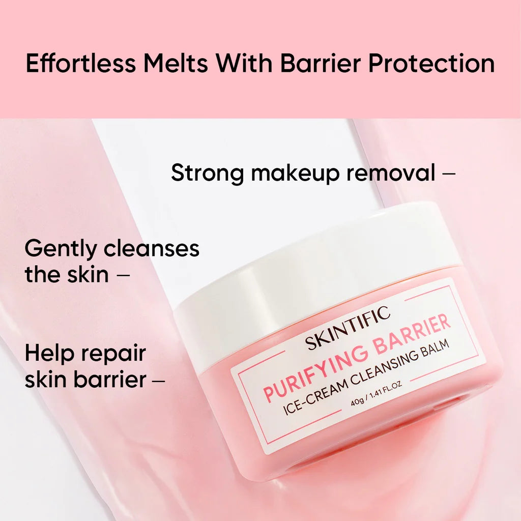 SKINTIFIC Purifying Barrier Ice-Cream Cleansing Balm