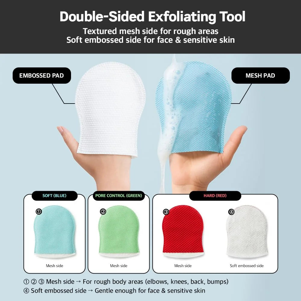 ALLONGS Korean Spa Body Peeling Pad (Hard / Pore Control / Soft)