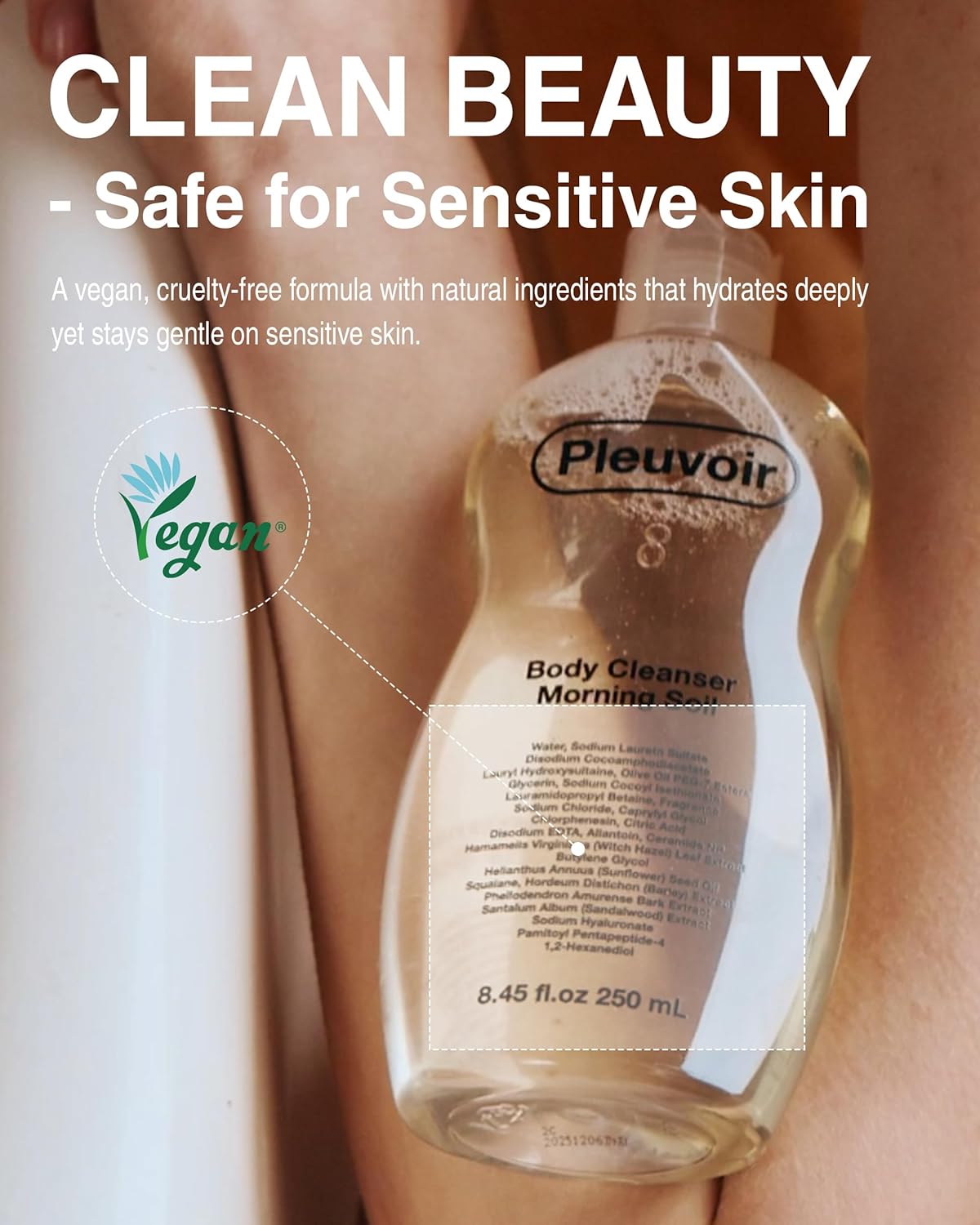 PLEUVOIR Body Cleanser 250ml (3 Scents)