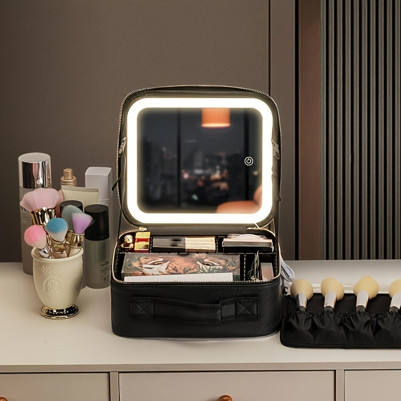 Niceland Makeup Bag Storage with LED Light (5 Colors)