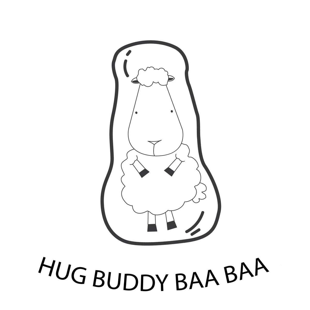 Baabaasheep Hug Baabaa Pillow (original)