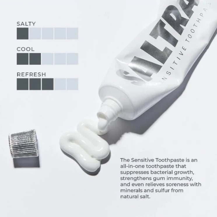 SALTRAIN Sensitive Toothpaste | Silver Clean Breath 100g