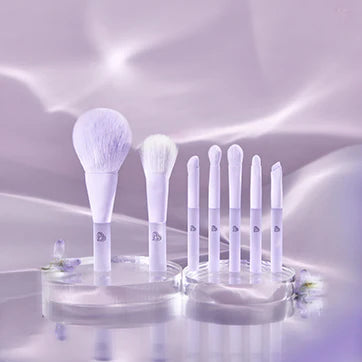 BLJ Mini Makeup Macaron Colors Brush Set with Pouch