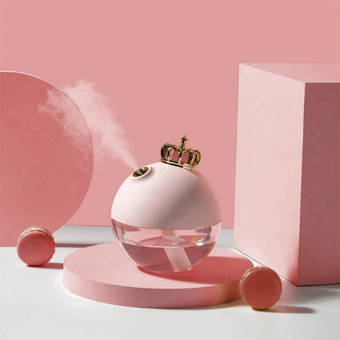 Pink Ball Portable Crown Air Humidifier