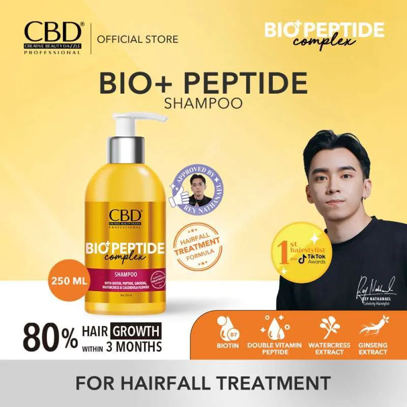 CBD Bio+ Peptide Complex Hair Shampoo 250ml