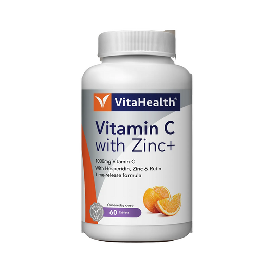 VITAHEALH Vitamin C with Zinc+ 60's