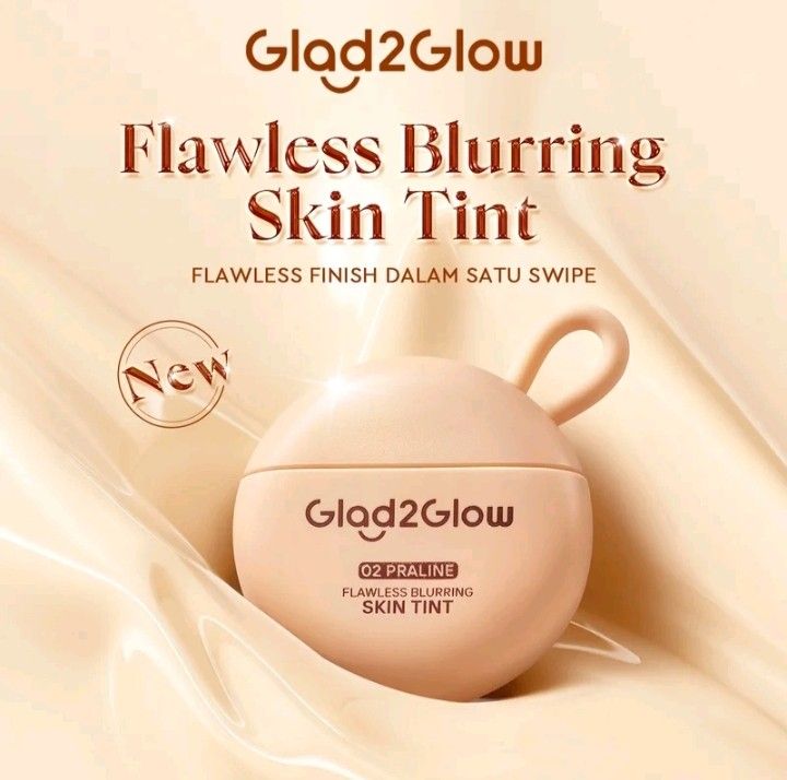 GLAD2GLOW Flawless Blurring Skin Tint (5 Shades)