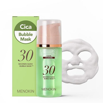 MENOKIN 30 Seconds Quick Bubble Mask 95ml (Bright / Repair / Clear / Moist)