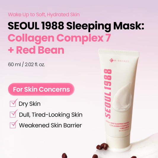 KSECRET Seoul 1988 Sleeping Mask : Collagen Complex 7 + Red Bean
